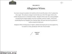 Sites similar to allegiancewines.com.au