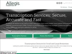 Sites similar to allegistranscription.com