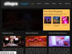 Sites similar to allegraentertainment.com
