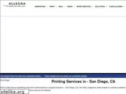 Sites similar to allegraprintsd.com
