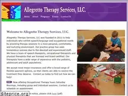 Sites similar to allegrettotherapyservices.com