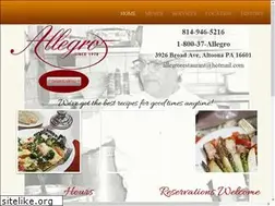 Sites similar to allegro-restaurant.com