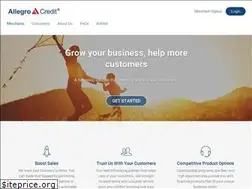 Sites similar to allegrocredit.com