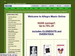 Sites similar to allegromusiconline.com
