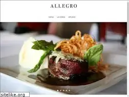 Sites similar to allegrorestaurants.com
