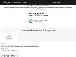 Sites similar to allegutscheineat.com