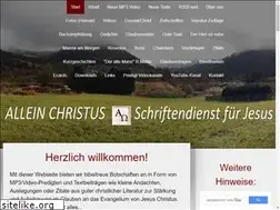Sites similar to allein-christus.at