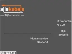 Sites similar to allekabels.nl