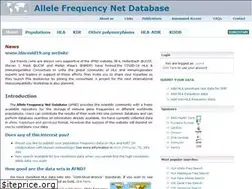 Sites similar to allelefrequencies.net