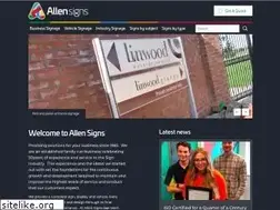 Sites similar to allen-signs.co.uk
