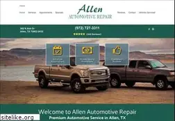 Sites similar to allenautorepair.com