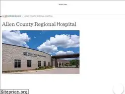 Sites similar to allencountyregional.com