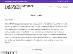 Sites similar to allendukefoundation.com