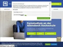 Sites similar to allensbach-hochschule.de