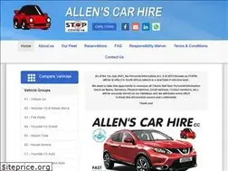 Sites similar to allenscarhire.co.za