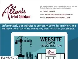 Sites similar to allensfriedchicken.com