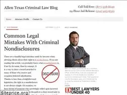 Sites similar to allentexascriminallaw.com