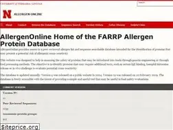 Sites similar to allergenonline.com