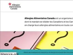 Sites similar to allergiesalimentairescanada.ca