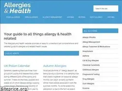 Sites similar to allergiesandhealth.com