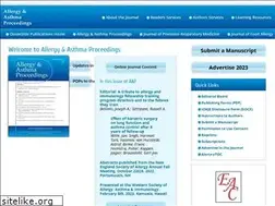 Sites similar to allergyandasthmaproceedings.com