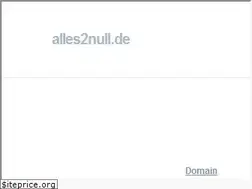 Sites similar to alles2null.de