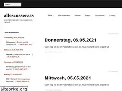 Sites similar to allesausseraas.de