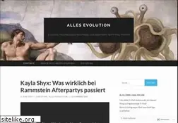 Sites similar to allesevolution.wordpress.com