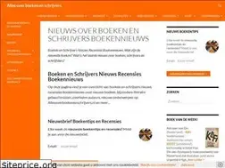 Sites similar to allesoverboekenenschrijvers.nl