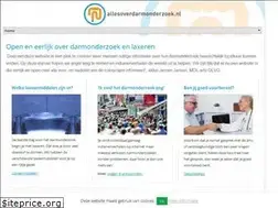 Sites similar to allesoverdarmonderzoek.nl