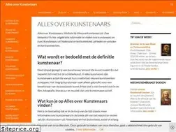 Sites similar to allesoverkunstenaars.nl
