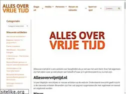 Sites similar to allesovervrijetijd.nl