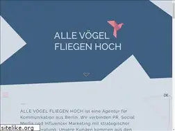 Sites similar to allevoegelfliegenhoch.de