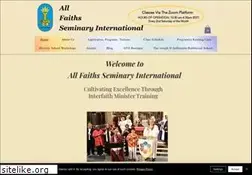 Sites similar to allfaithsseminary.org