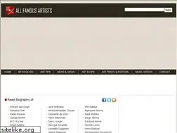 Sites similar to allfamousartists.com