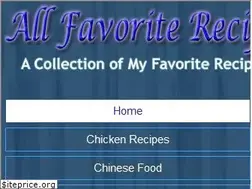 Sites similar to allfavoriterecipe.com