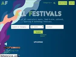 Sites similar to allfestivals.com.au