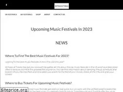 Sites similar to allfestivaltickets.org