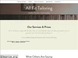 Sites similar to allfittailoring.com