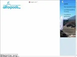 Sites similar to allforpools.be
