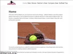 Sites similar to allforsoftball.com