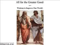 Sites similar to allforthegreatergood.com