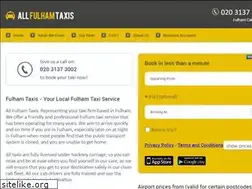 Sites similar to allfulhamtaxis.co.uk