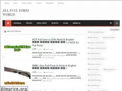 Sites similar to allfullformworld.com