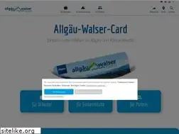 Sites similar to allgaeu-walser-card.com