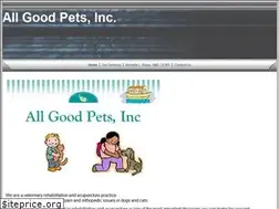 Sites similar to allgoodpets.com