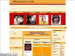 Sites similar to allgospellyrics.com