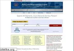 Sites similar to allgovwarrants.com