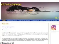 Sites similar to allguitarsolution.blogspot.com