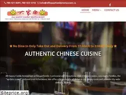 Sites similar to allhappyfamilyrestaurant.ca